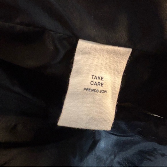 AVEC LES FILLES Sz XS Trench Coat Mixed Plaid Patternn Double Breasted Lined - Picture 14 of 14